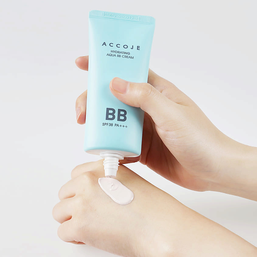 фото Accoje bb-крем для лица увлажняющий с spf38 hydrating aqua