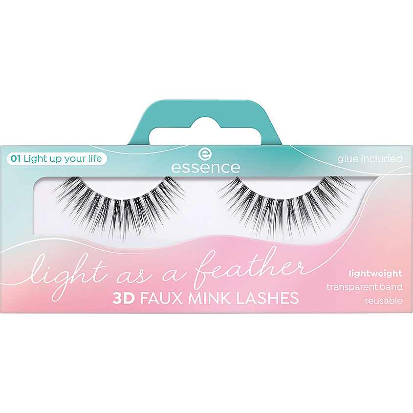 фото Essence накладные 3d ресницы из искусственной норки light as a feather 3d faux mink lashes № 01 light up your life