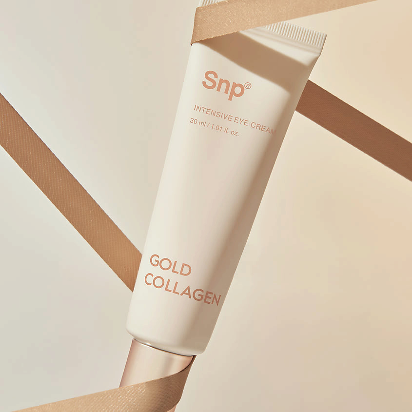 фото Snp крем для глаз интенсивный с золотом и коллагеном gold collagen