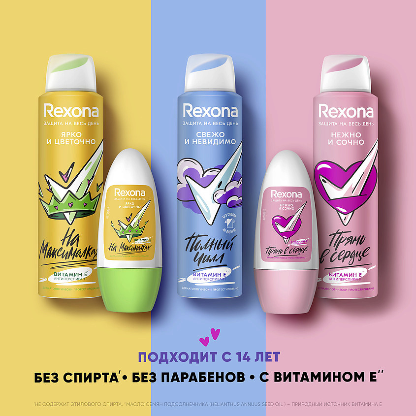 REXONA Дезодорант-антиперспирант спрей женский Ярко и цветочно На максималках, фото 4