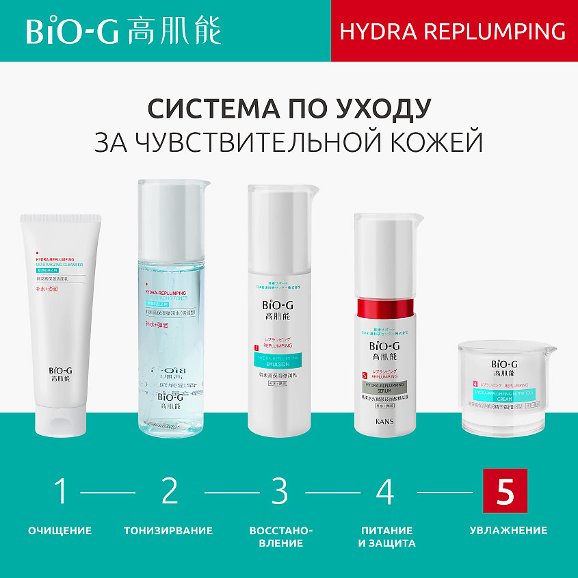 фото Bio-g эмульсия для восстановления водного баланса кожи hydra replumping