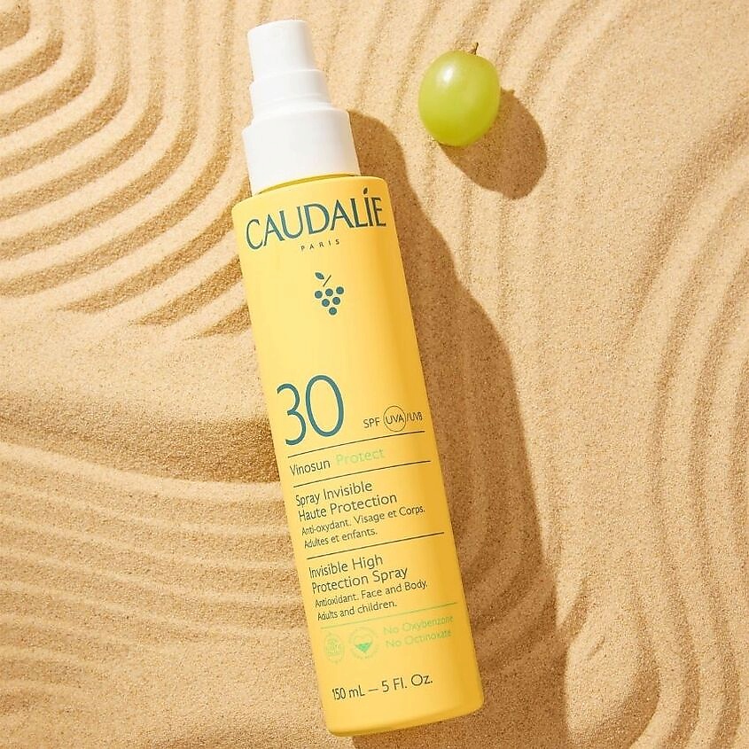 фото Caudalie сaudalie молочко-спрей для лица и тела солнцезащитное spf 30 vinosun protect