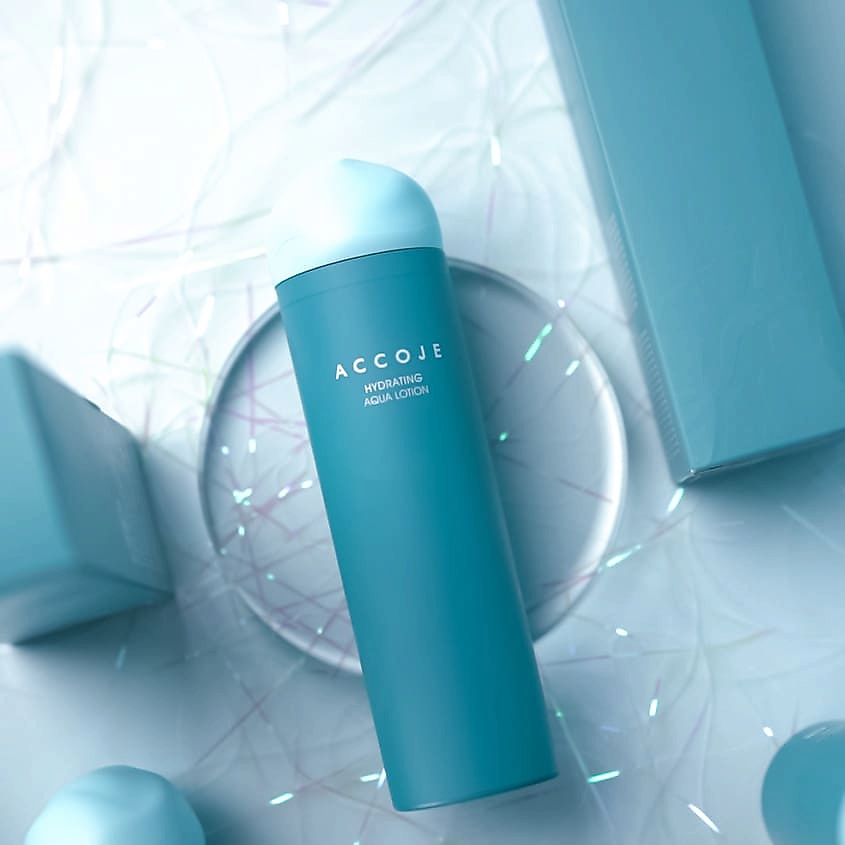 фото Accoje лосьон для лица увлажняющий hydrating aqua