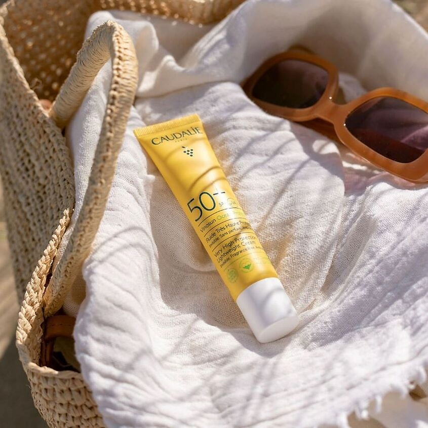 фото Caudalie сaudalie флюид для лица солнцезащитный spf 50+ vinosun protect