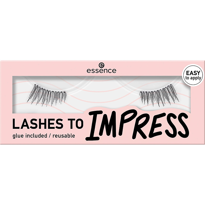 фото Essence накладные ресницы lashes to impress № 03 half lashes