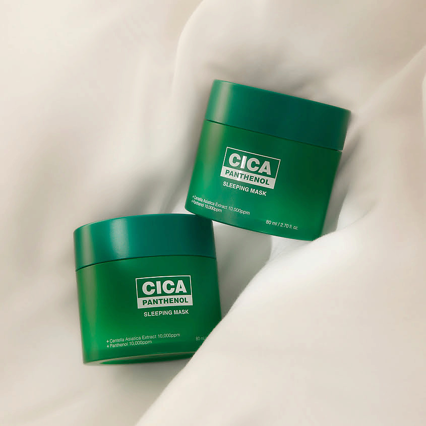 фото Snp маска для лица ночная успокаивающая с пантенолом cica panthenol sleeping mask