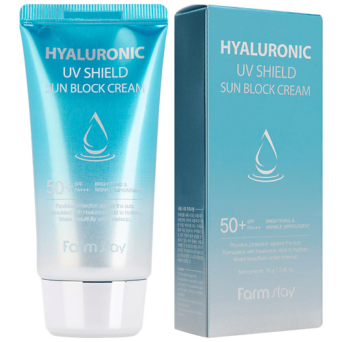 FARMSTAY Крем для лица Солнцезащитный с гиалуроновой кислотой SPF50+/PA+++ Hyaluronic UV Shield Sun Block Cream