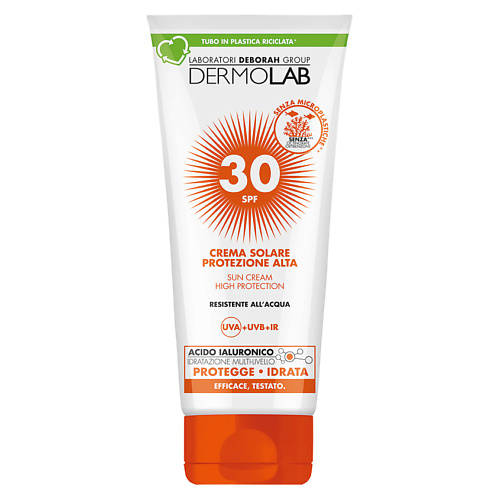 DERMOLAB Cолнцезащитный крем для лица и тела Sun Cream High Protection Spf 30