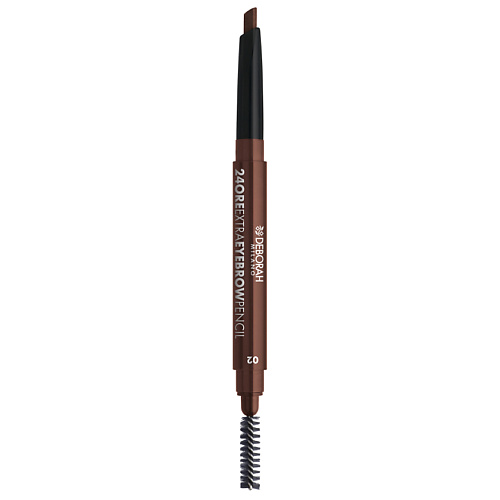DEBORAH MILANO Карандаш-стайлер для бровей стойкий 24ORE EXTRA EYEBROW PENCIL автоматический карандаш для бровей farres ultrafine графит 0 1г