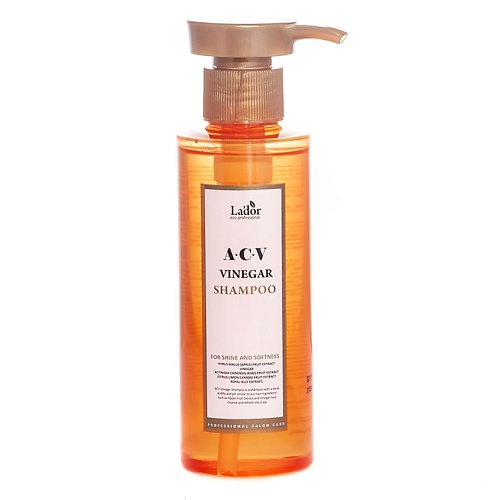 фото Lador шампунь для волос с яблочным уксусом acv vinegar shampoo