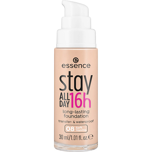 ESSENCE Устойчивая тональная основа Stay All Day 16h