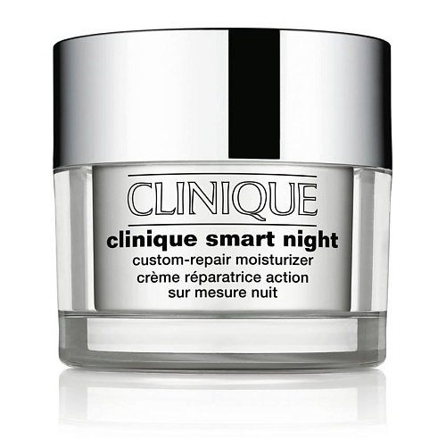 CLINIQUE Крем ночной интеллектуальный восстанавливающий для комбинированной кожи, склонной к сухости, Smart Night Custom-Repair Moisturizer