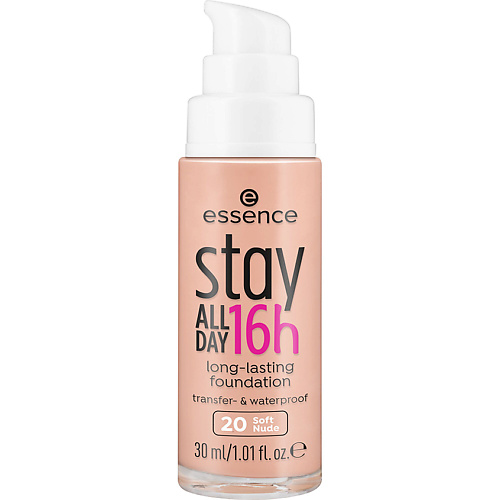 ESSENCE Устойчивая тональная основа Stay All Day 16h