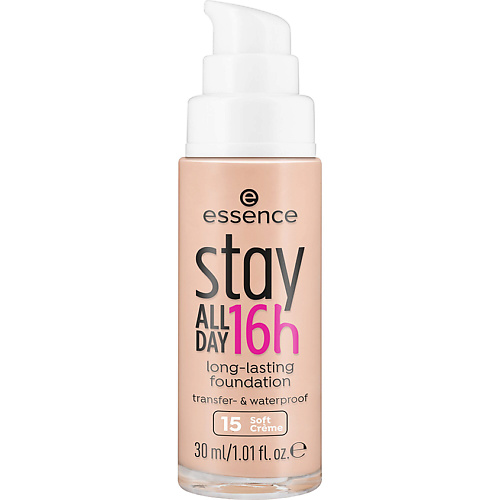 ESSENCE Устойчивая тональная основа Stay All Day 16h