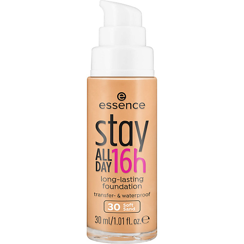 ESSENCE Устойчивая тональная основа Stay All Day 16h