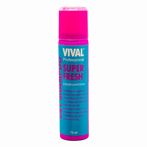 фото Vival beauty сухой шампунь для волос super fresh