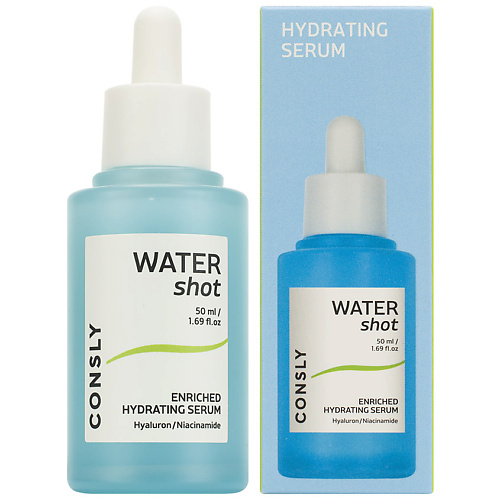 CONSLY Сыворотка для лица Увлажняющая с гиалуроновой кислотой и ниацинамидом Water Shot Enriched Hydrating Serum