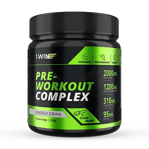 

1WIN Предтренировочный комплекс Pre-Workout Complex, Предтренировочный комплекс Pre-Workout Complex