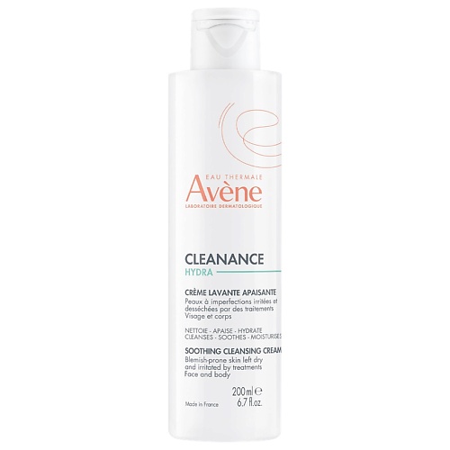 AVENE Очищающий смягчающий крем для проблемной кожи Cleanance Hydra Soothing Cleansing Cream