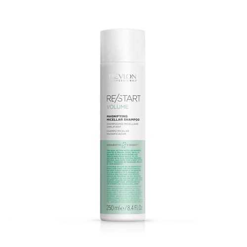 REVLON PROFESSIONAL Мицеллярный шампунь для тонких волос Restart Volume Magnifying Micellar Shampoo