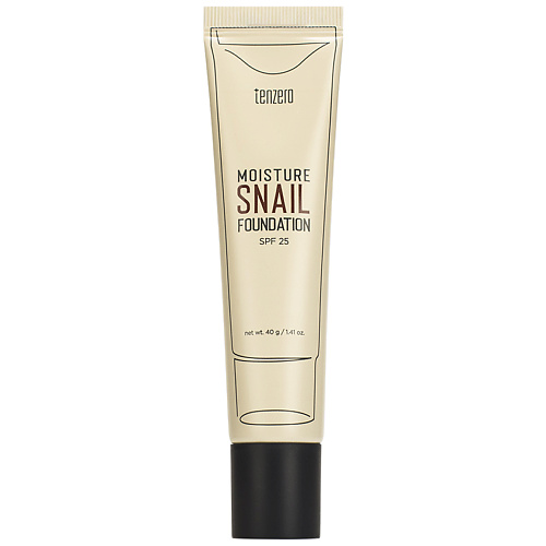 Тональное средство TENZERO Тональный крем для лица с муцином улитки SPF 25+ Snail Foundation