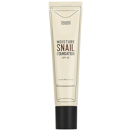 Тональное средство TENZERO Тональный крем для лица с муцином улитки SPF 25+ Snail Foundation