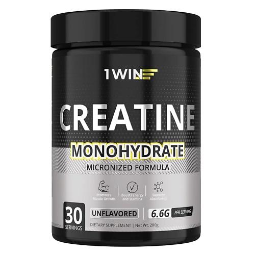 

1WIN Креатин моногидрат вкус нейтральный Creatine Monohydrate Micronized Formula, Креатин моногидрат вкус нейтральный Creatine Monohydrate Micronized Formula