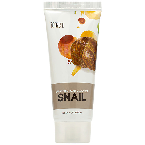 TENZERO Пенка для умывания с муцином улитки Snail Balancing Foam Cleanser