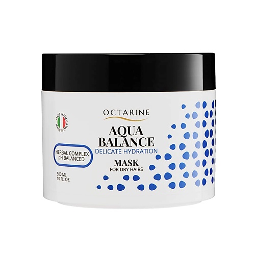 Маска для волос OCTARINE Увлажняющая маска для сухих волос Aqua Balance Delicate Hydration Mask