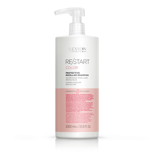 REVLON PROFESSIONAL Мицеллярный шампунь для окрашенных волос Restart Color Protective Micellar Shampoo