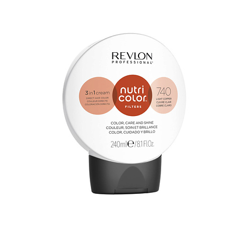 REVLON PROFESSIONAL Прямой краситель без аммиака Nutri Color Filters