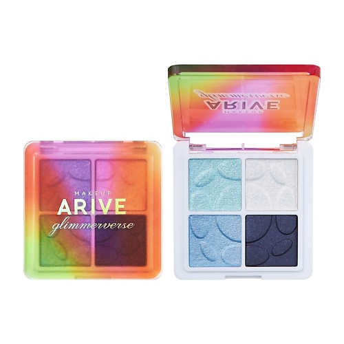 фото Arive makeup палетка теней glimmerverse invented ethos multichrome eyeshadow quad