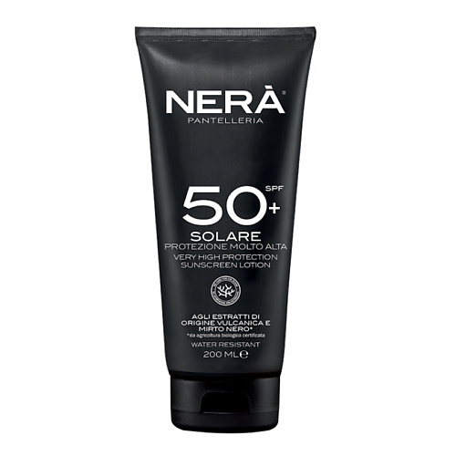 Солнцезащитный крем для тела NERA PANTELLERIA Крем для тела солнцезащитный SPF 50 Solare Protezione Molto Alta