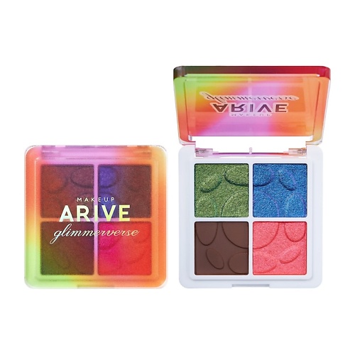 

ARIVE MAKEUP Палетка теней Glimmerverse Invented Ethos Multichrome Eyeshadow Quad, Палетка теней Glimmerverse Invented Ethos Multichrome Eyeshadow Quad