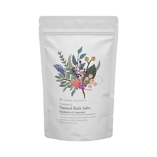 Соль для ванны EMPIRE AUSTRALIA Соль для ванны с маслами эвкалипта и лаванды Eucalyptus And Lavender Bath Salts