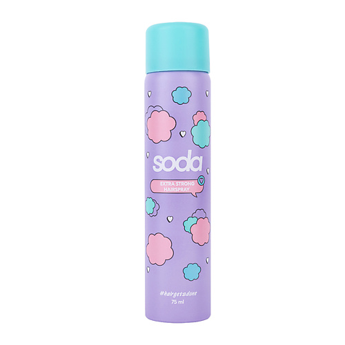 Лак для укладки волос SODA Лак для волос экстрасильной фиксации Extra Strong Hairspray #hairgetsdone