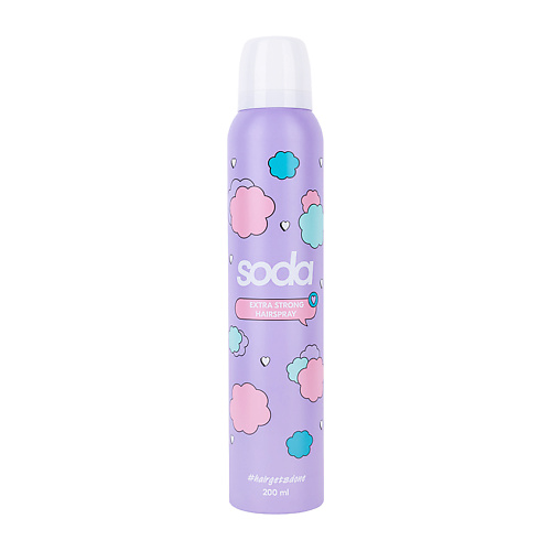 Лак для укладки волос SODA Лак для волос экстрасильной фиксации Extra Strong Hairspray #hairgetsdone