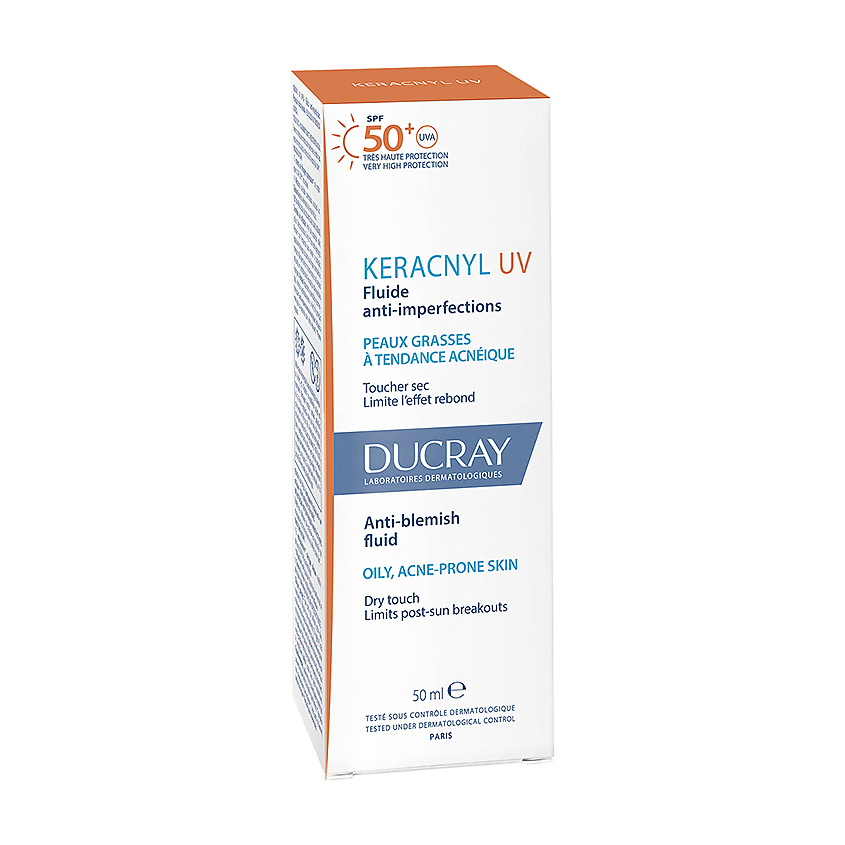 DUCRAY Флюид для лица против несовершенств кожи SPF50+ Keracnyl, фото 2