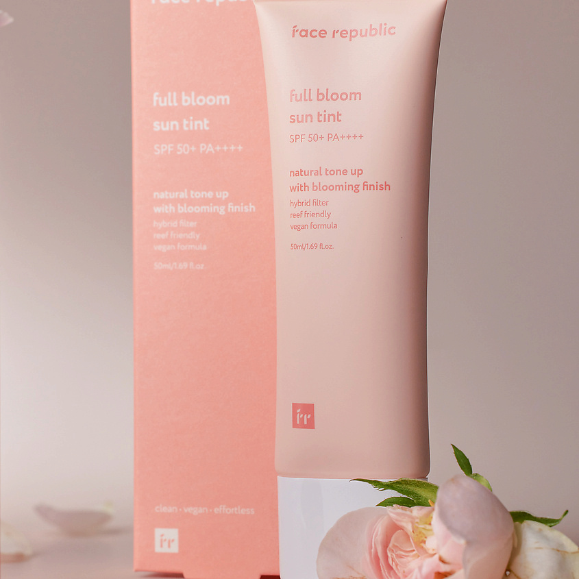 FACE REPUBLIC Тинт для лица солнцезащитный SPF50+ PA++++ Full bloom sun tint, фото 3