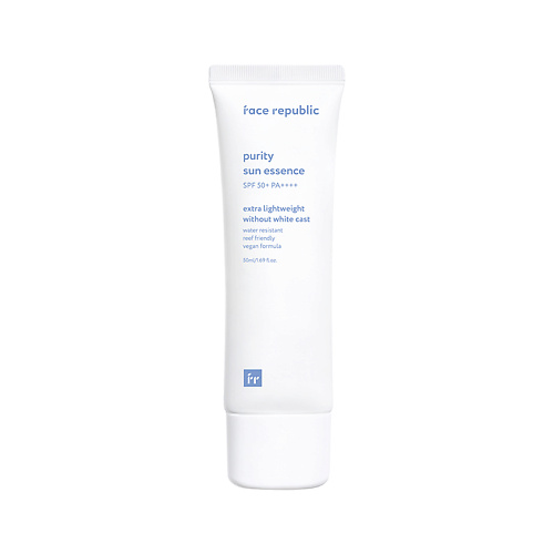 FACE REPUBLIC Эссенция для лица солнцезащитная успокаивающая SPF50+ PA++++ Purity sun essence