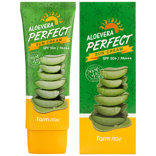 FARMSTAY Солнцезащитный крем SPF 50+/PA+++ Aloevera Perfect