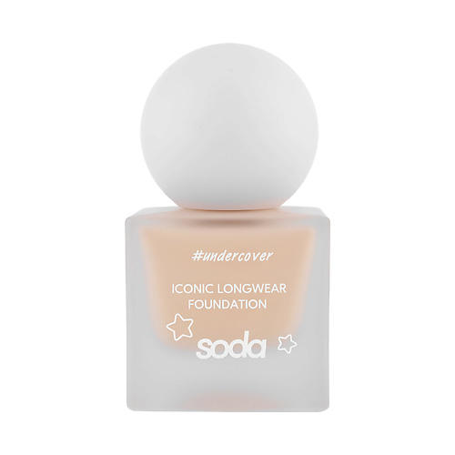 SODA Стойкая тональная основа ICONIC LONGWEAR FOUNDATION #undercover