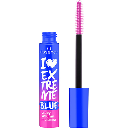 ESSENCE Тушь для ресниц синяя I Love Extreme Blue Crazy Volume Mascara