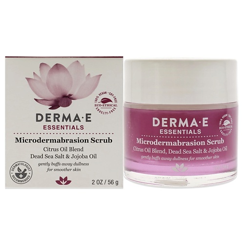   Летуаль DERMA-E Скраб для лица с морской солью и эфирными маслами Microdermabrasion Scrub