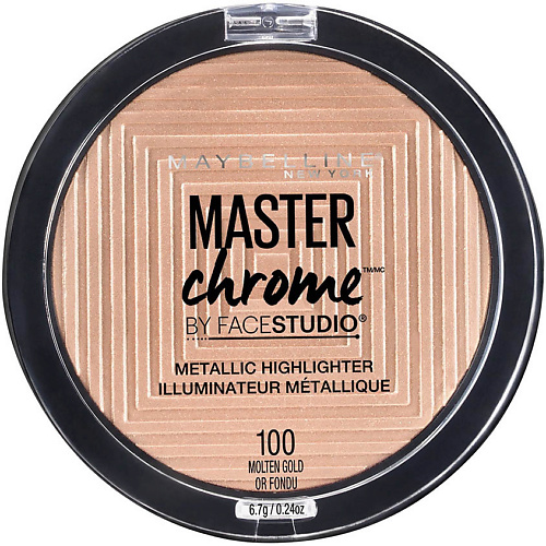 

MAYBELLINE NEW YORK Хайлайтер для лица "Master Chrome" для сияния кожи, Хайлайтер для лица "Master Chrome" для сияния кожи