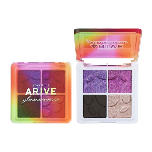 фото Arive makeup палетка теней glimmerverse invented ethos multichrome eyeshadow quad