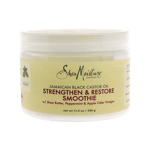 фото Shea moisture крем для укладки волос смягчающий jamaican black castor oil strengthen and restore smoothie cream