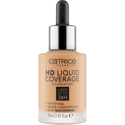 CATRICE Тональная основа с матовым финишем HD Liquid Coverage Foundation