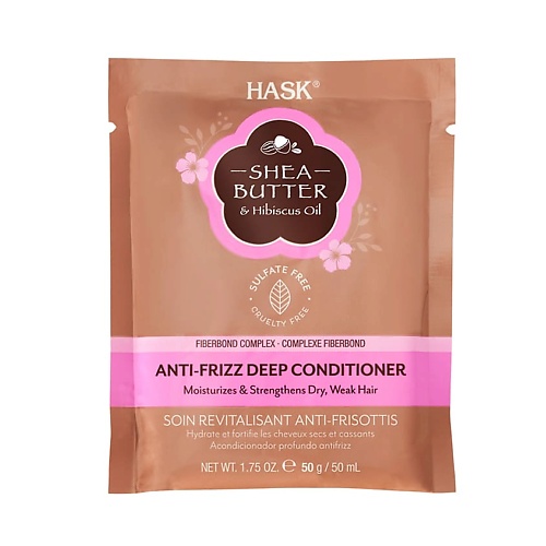 HASK Маска для непослушных волос с маслом ши и экстрактом гибискуса Shea Butter Anti-Frizz Deep Conditioner 351₽