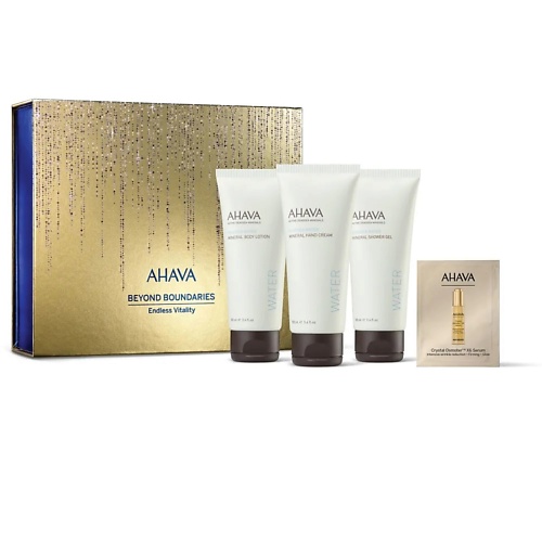 AHAVA Подарочный набор Endless Vitality: крем для тела + крем для рук + гель для душа + сыворотка